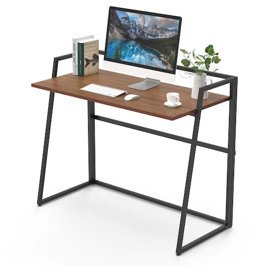 Eureka Ergonomic&#xAE; 41&#x22; Oak Folding Crafting Table &#x26; Workstation